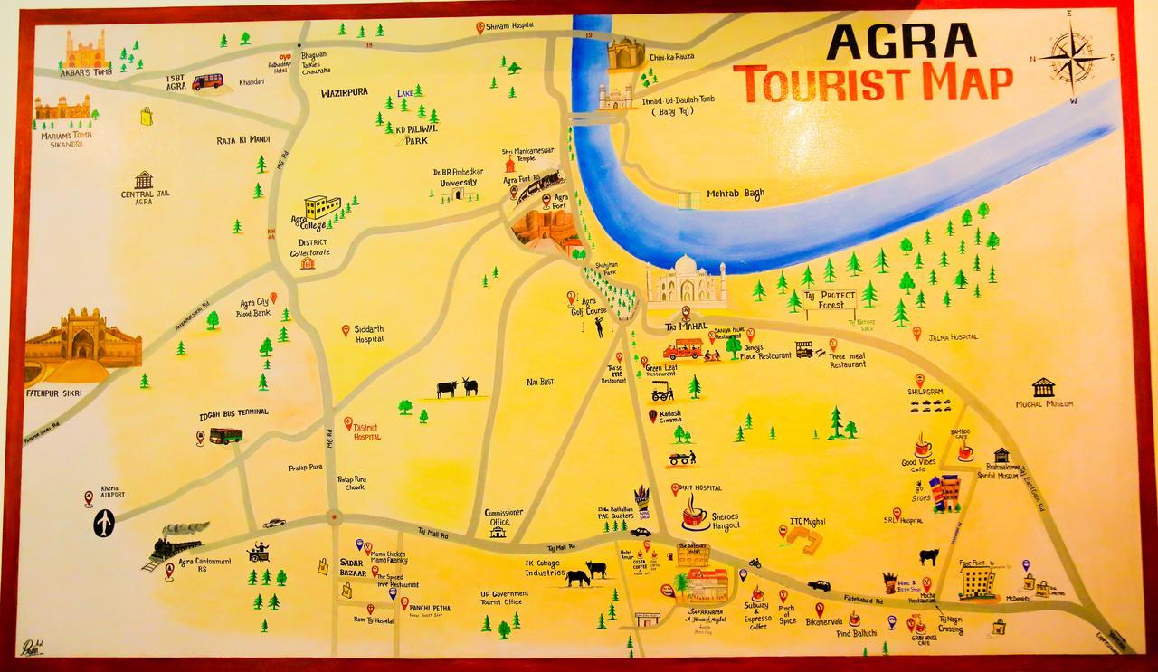 Bed and Breakfast Safarnama Agra Agra  Exterior foto